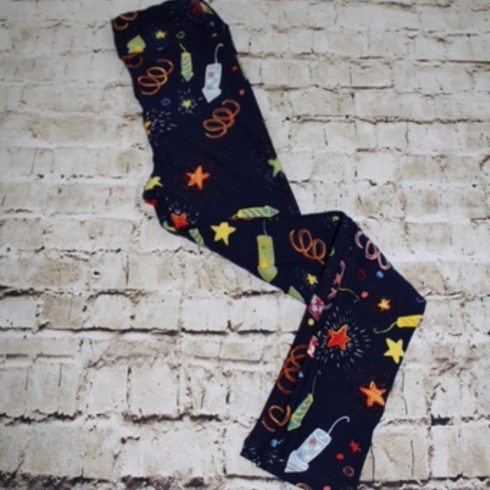 NEW LuLaRoe Kids Lg/XL Americana Leggings.